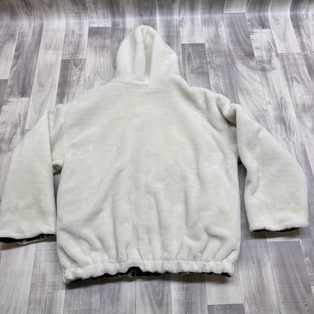 ✅Womens VTG Denali Sherpa Fleece Reversible Jacket Full Zip Polar Bear/Pine tree - Picture 5 of 12